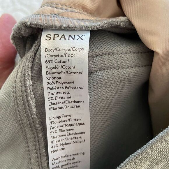 SPANX Jeggings Ankle Leggings Gray Camo High-Rise Pull-On Women's Size M​​ - Picture 6 of 15